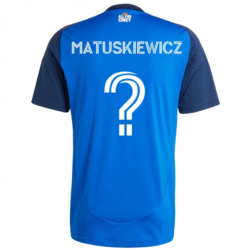 Danxen Barn Lincoln Matuskiewicz #0 Mörkblå Orange Hemmatröja Matchtröjor 2025/26 Tröjor T-Tröja