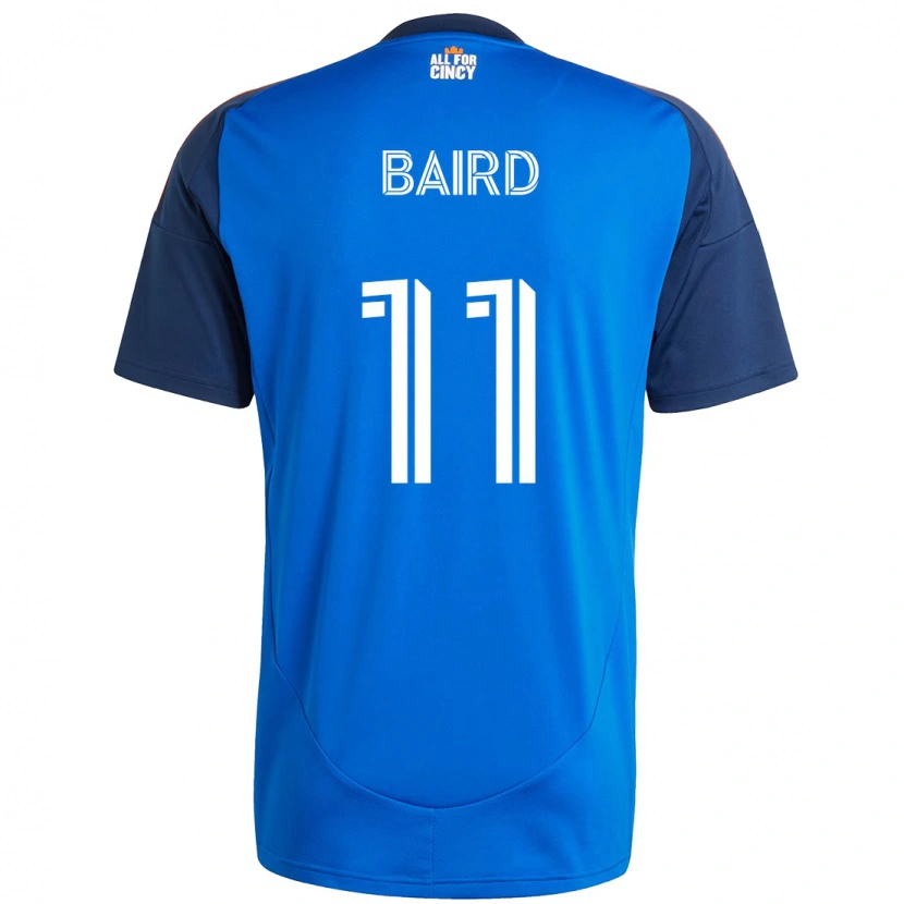 Danxen Barn Corey Baird #11 Mörkblå Orange Hemmatröja Matchtröjor 2025/26 Tröjor T-Tröja