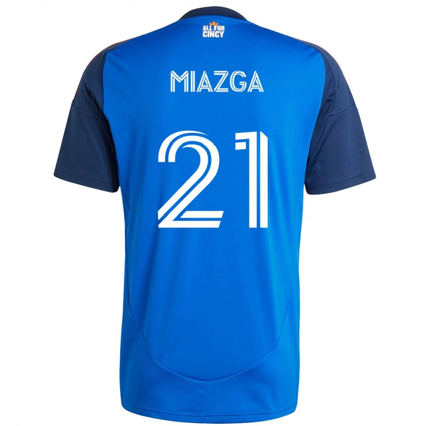 Danxen Barn Matt Miazga #21 Vit Blå Orange Hemmatröja Matchtröjor 2025/26 Tröjor T-Tröja