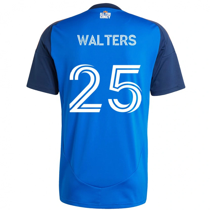 Danxen Barn Paul Walters #25 Mörkblå Orange Hemmatröja Matchtröjor 2025/26 Tröjor T-Tröja