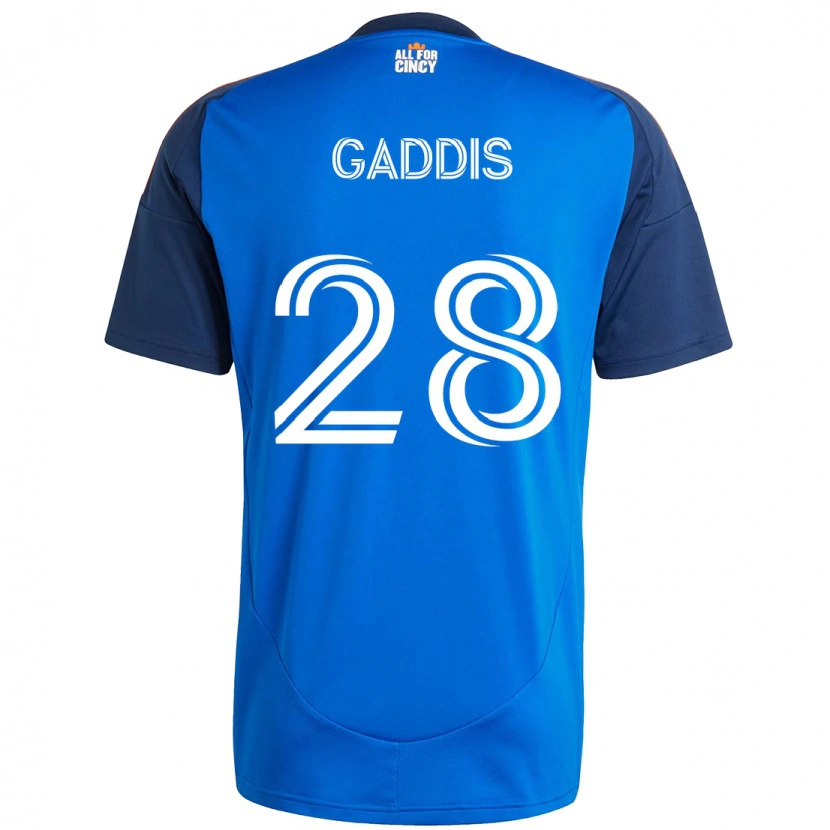 Danxen Barn Raymon Gaddis #28 Mörkblå Orange Hemmatröja Matchtröjor 2025/26 Tröjor T-Tröja
