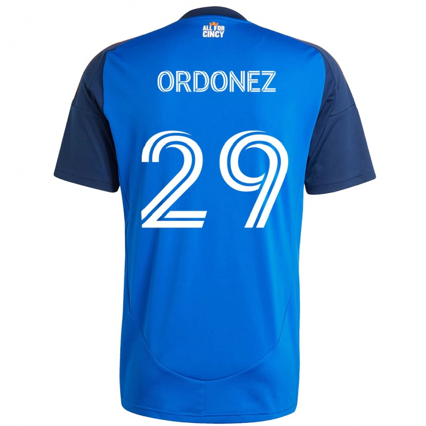 Danxen Barn Arquímides Ordóñez #29 Mörkblå Orange Hemmatröja Matchtröjor 2025/26 Tröjor T-Tröja