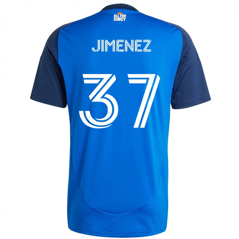 Danxen Barn Stiven Jimenez #37 Mörkblå Orange Hemmatröja Matchtröjor 2025/26 Tröjor T-Tröja