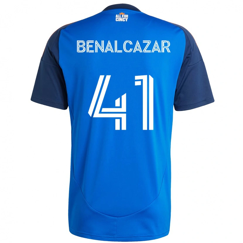 Danxen Barn Nico Benalcázar #41 Mörkblå Orange Hemmatröja Matchtröjor 2025/26 Tröjor T-Tröja