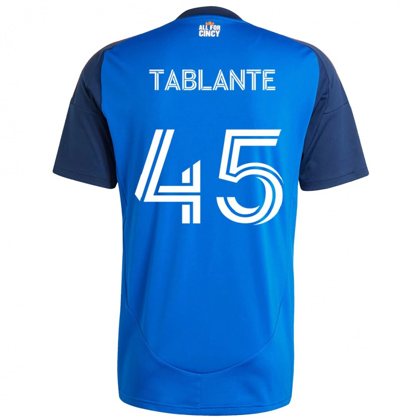Danxen Barn Moises Tablante #45 Mörkblå Orange Hemmatröja Matchtröjor 2025/26 Tröjor T-Tröja