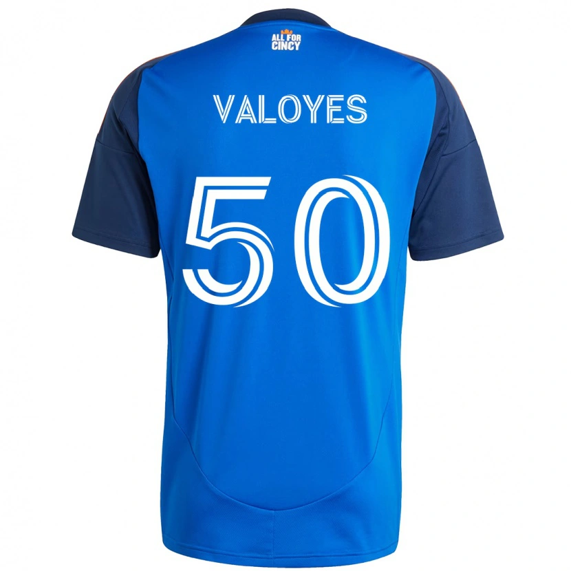 Danxen Barn Yeiner Valoyes #50 Mörkblå Orange Hemmatröja Matchtröjor 2025/26 Tröjor T-Tröja