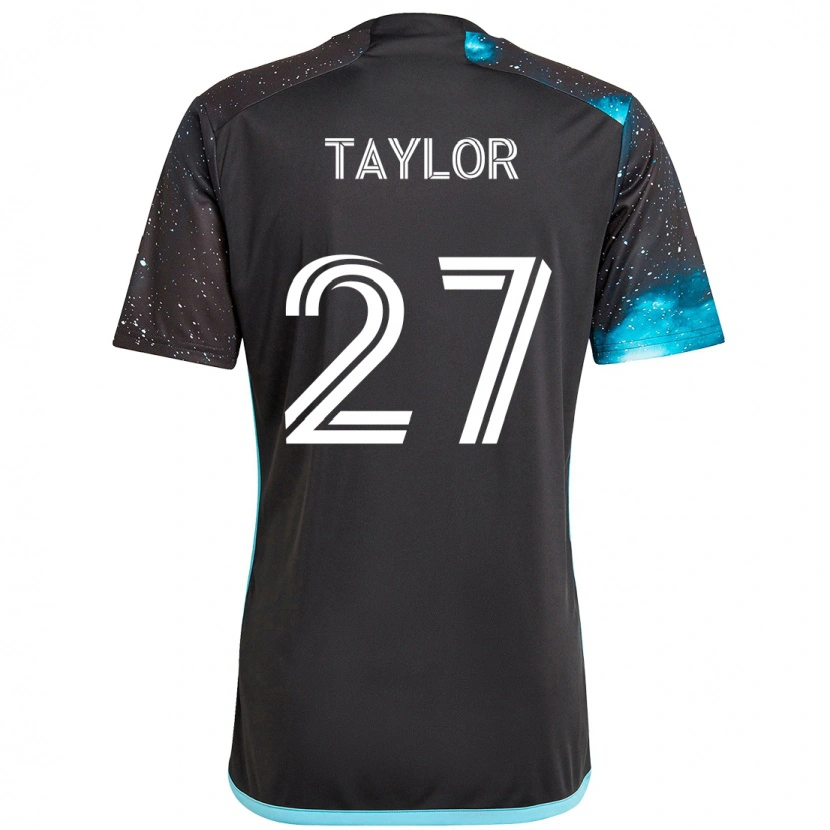Danxen Barn D.j. Taylor #27 Svart Blå Hemmatröja Matchtröjor 2025/26 Tröjor T-Tröja