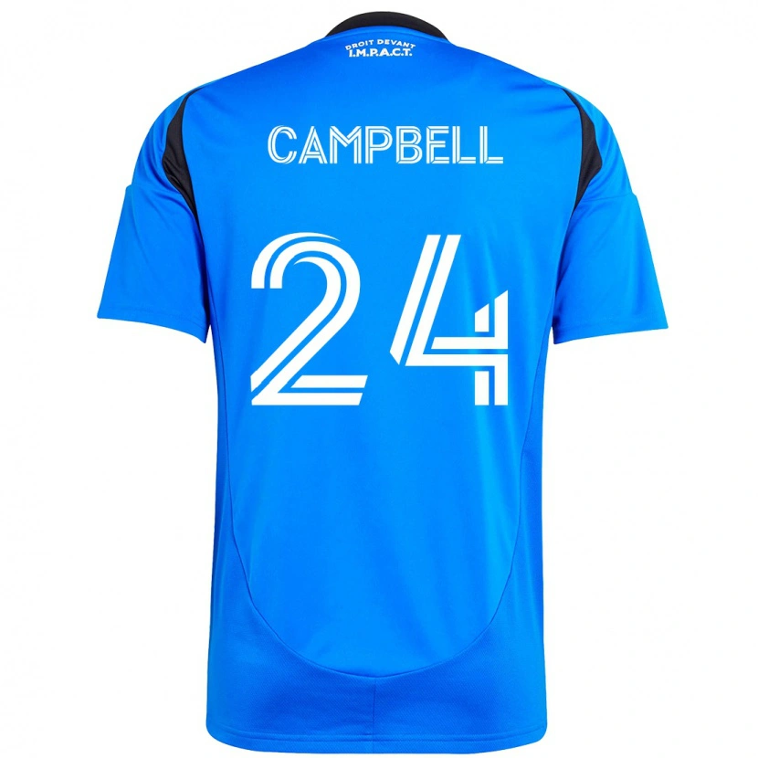 Danxen Barn George Campbell #24 Mörkblå Svart Hemmatröja Matchtröjor 2025/26 Tröjor T-Tröja