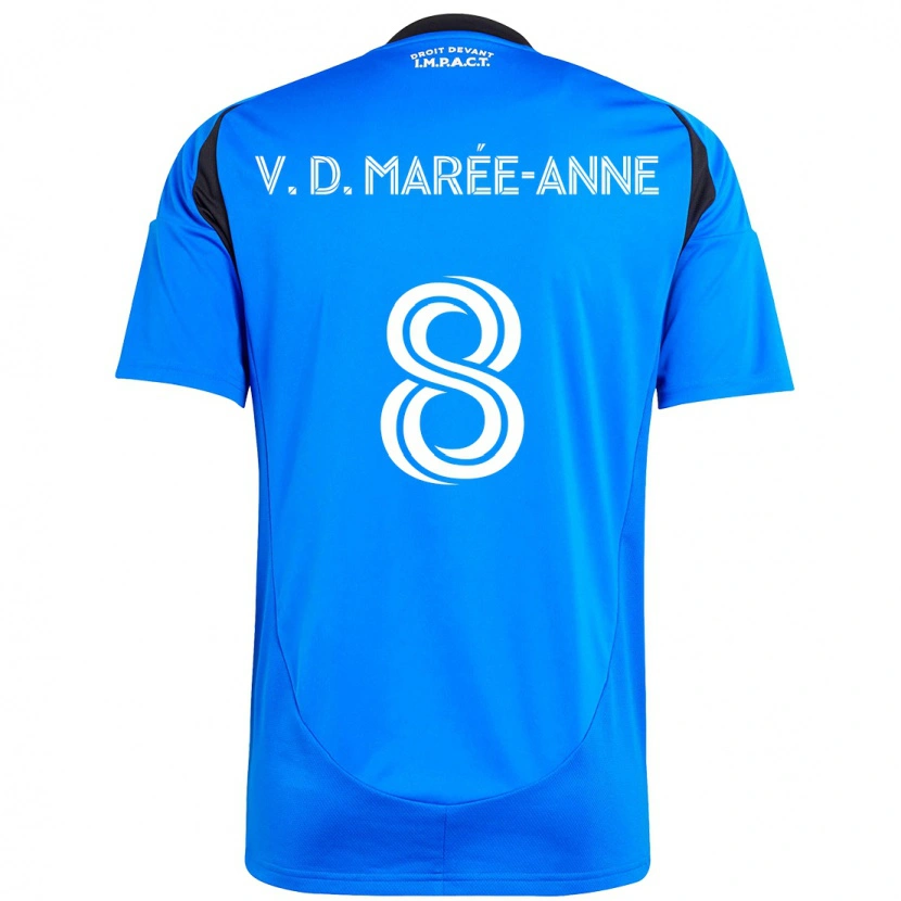 Danxen Barn Van Doesburg Marée-Anne #8 Mörkblå Svart Hemmatröja Matchtröjor 2025/26 Tröjor T-Tröja