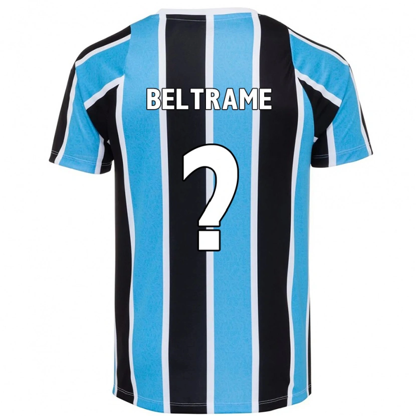 Danxen Barn Thiago Beltrame #0 Blå Svart Vit Hemmatröja Matchtröjor 2025/26 Tröjor T-Tröja