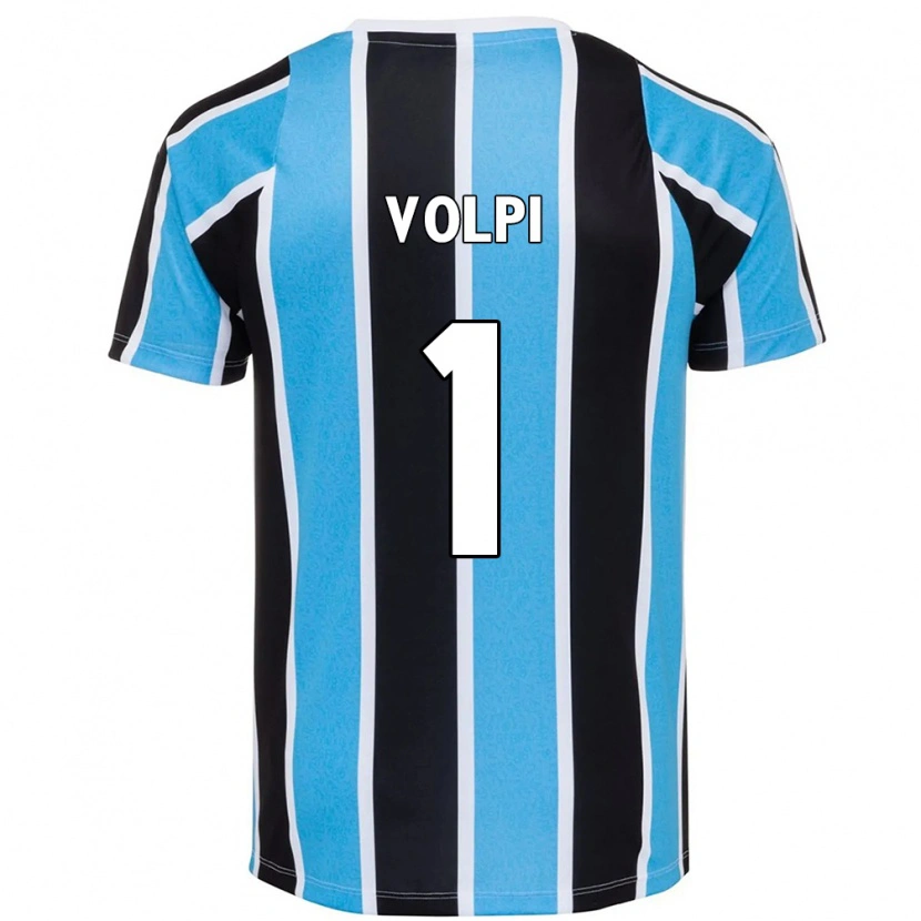 Danxen Barn Tiago Volpi #1 Blå Svart Vit Hemmatröja Matchtröjor 2025/26 Tröjor T-Tröja