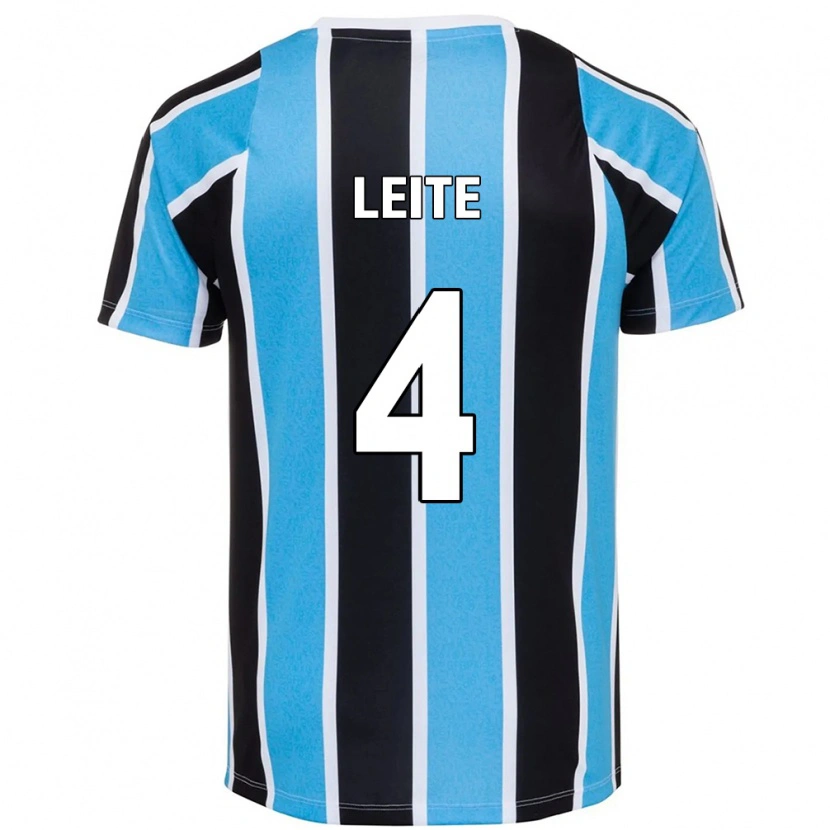 Danxen Barn Paulo Henrique Leite #4 Blå Svart Vit Hemmatröja Matchtröjor 2025/26 Tröjor T-Tröja