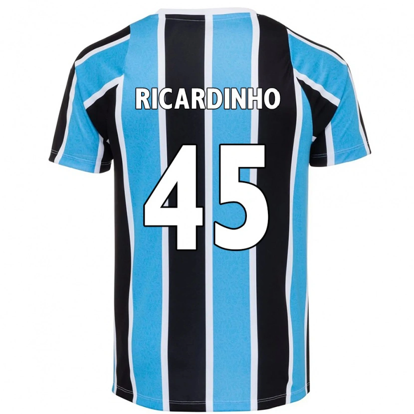 Danxen Barn Ricardinho #45 Blå Svart Vit Hemmatröja Matchtröjor 2025/26 Tröjor T-Tröja