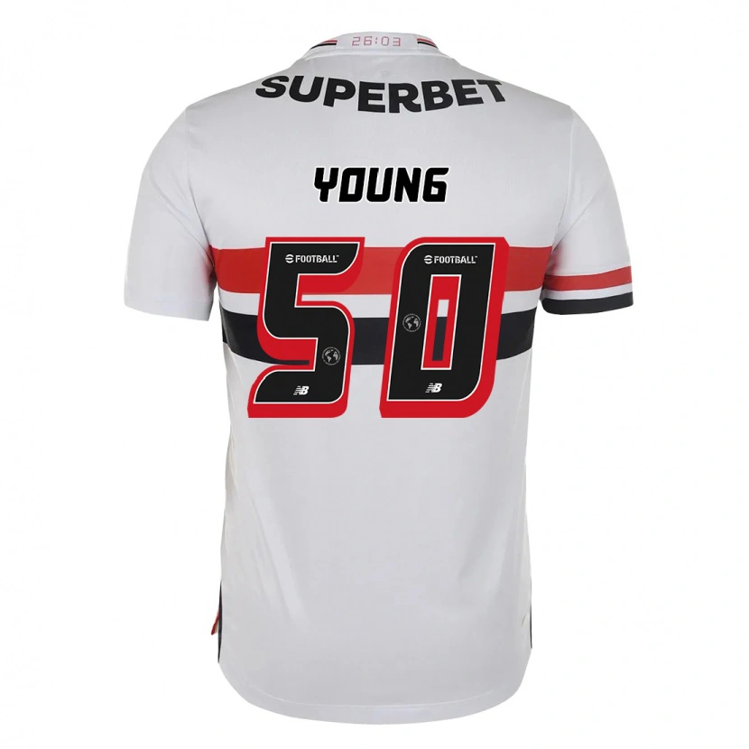 Danxen Barn Young #50 Röd Svart Vit Hemmatröja Matchtröjor 2025/26 Tröjor T-Tröja