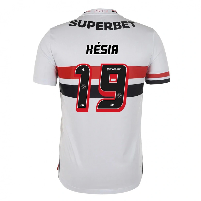 Danxen Barn Késia #19 Röd Svart Vit Hemmatröja Matchtröjor 2025/26 Tröjor T-Tröja