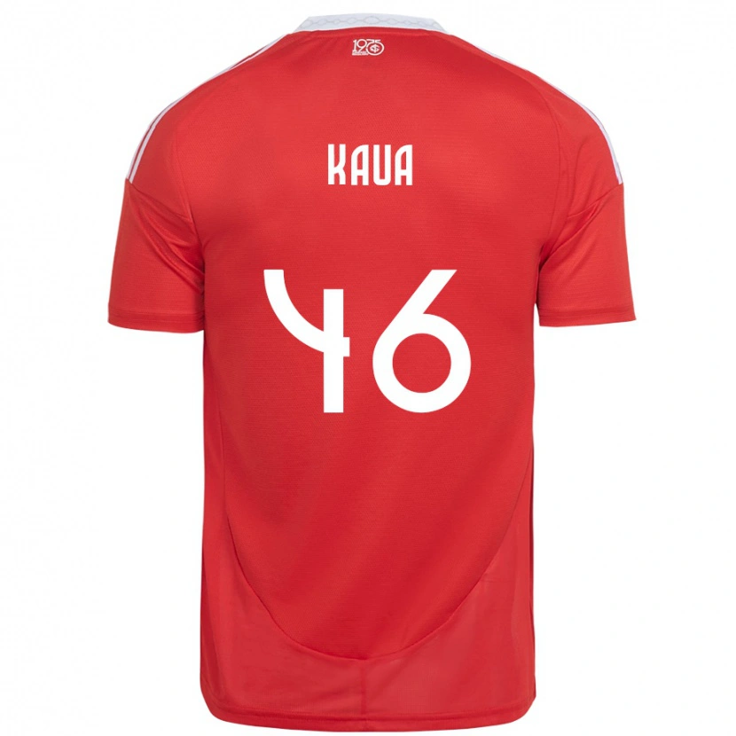 Danxen Barn Pedro Kauã #46 Röd Vit Hemmatröja Matchtröjor 2025/26 Tröjor T-Tröja