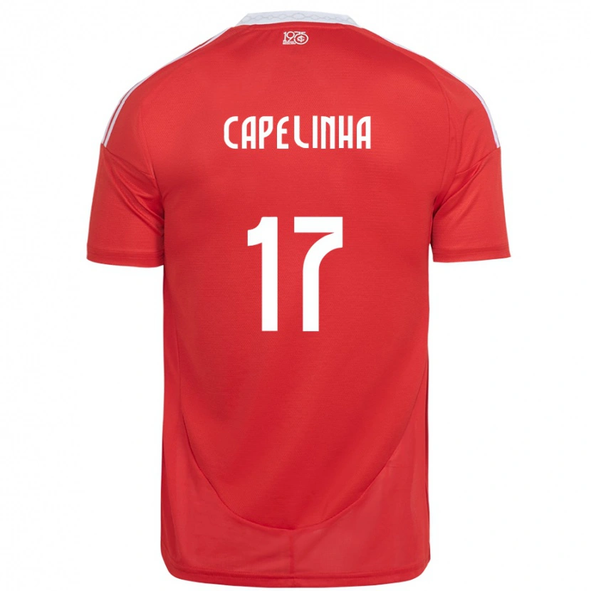 Danxen Barn Capelinha #17 Röd Vit Hemmatröja Matchtröjor 2025/26 Tröjor T-Tröja