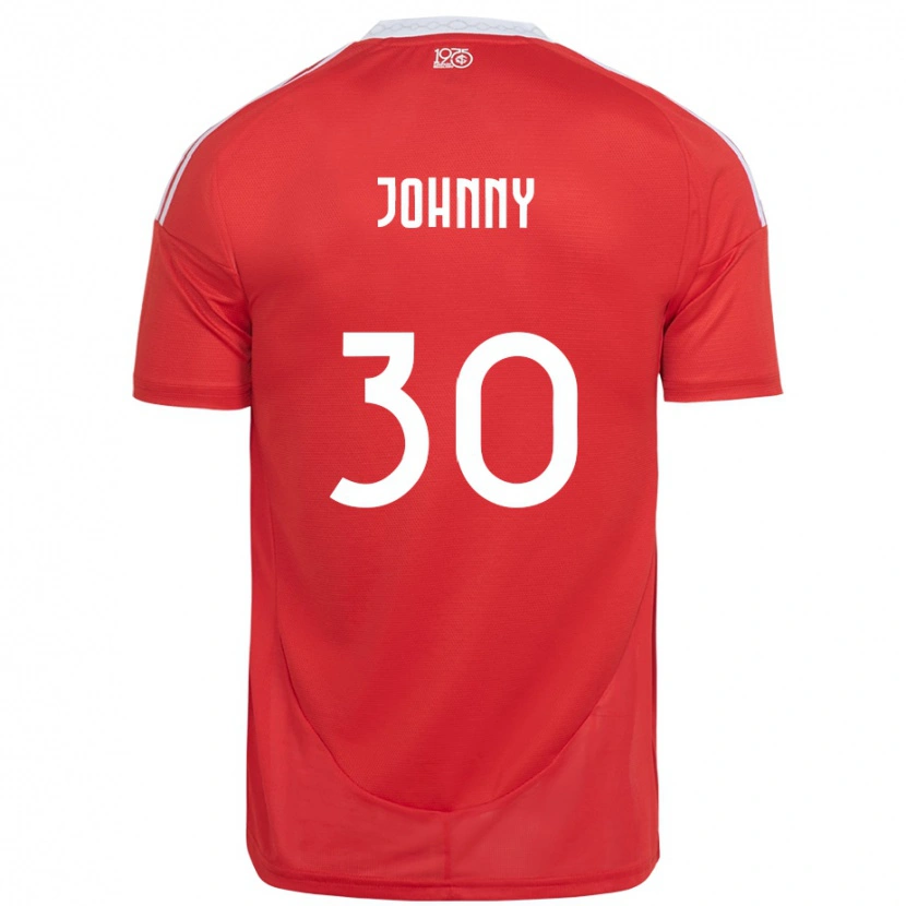 Danxen Barn Johnny #30 Röd Vit Hemmatröja Matchtröjor 2025/26 Tröjor T-Tröja