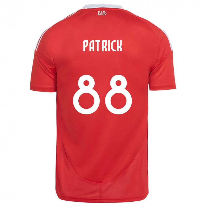 Danxen Barn Patrick #88 Röd Vit Hemmatröja Matchtröjor 2025/26 Tröjor T-Tröja