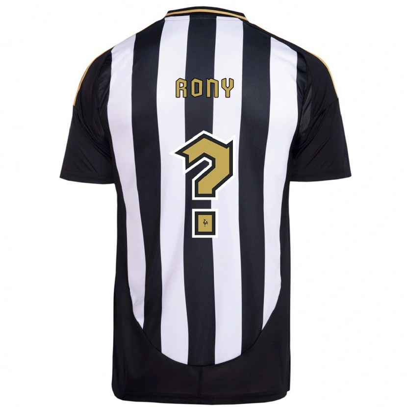 Danxen Barn Rony #0 Vit Svart Hemmatröja Matchtröjor 2025/26 Tröjor T-Tröja