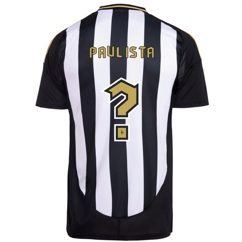 Danxen Barn Caio Paulista #0 Vit Svart Hemmatröja Matchtröjor 2025/26 Tröjor T-Tröja