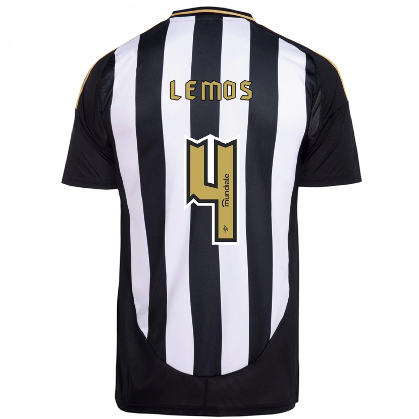 Danxen Barn Mauricio Lemos #4 Vit Svart Hemmatröja Matchtröjor 2025/26 Tröjor T-Tröja