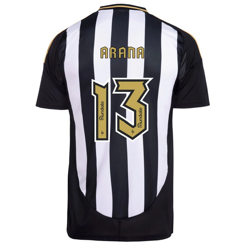 Danxen Barn Guilherme Arana #13 Vit Svart Hemmatröja Matchtröjor 2025/26 Tröjor T-Tröja