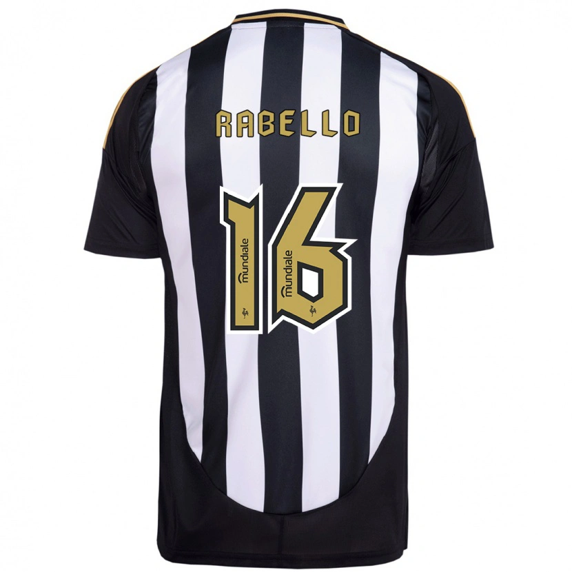 Danxen Barn Igor Rabello #16 Vit Svart Hemmatröja Matchtröjor 2025/26 Tröjor T-Tröja