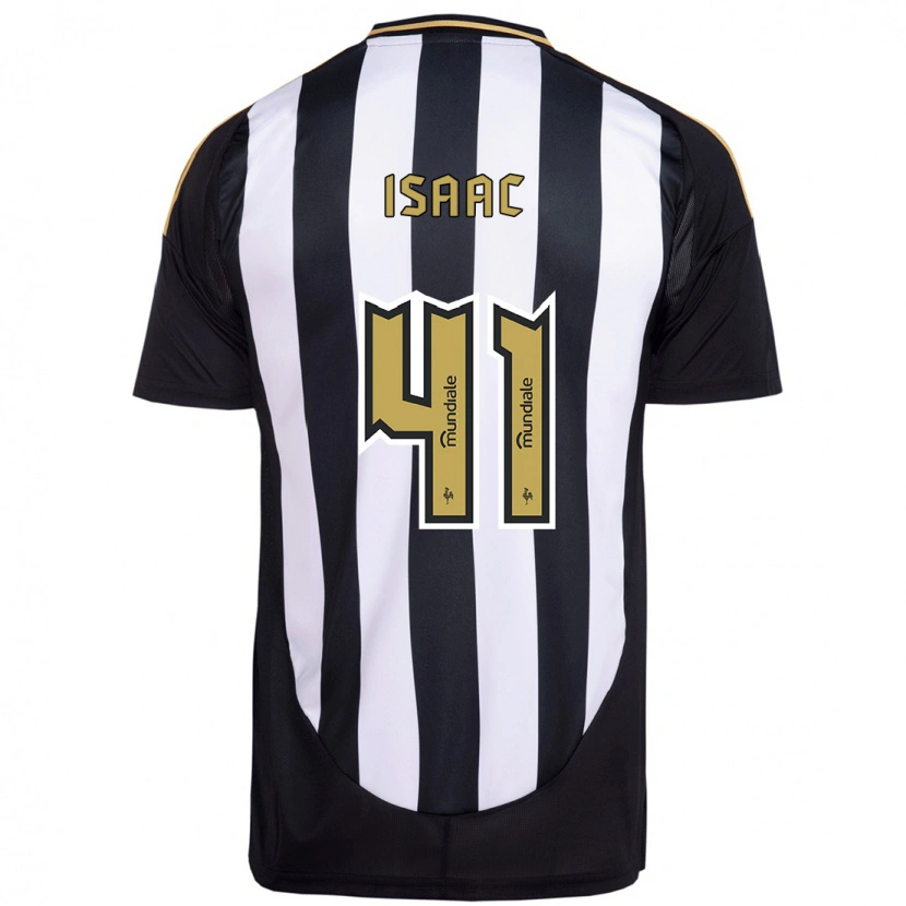 Danxen Barn Isaac #41 Vit Svart Hemmatröja Matchtröjor 2025/26 Tröjor T-Tröja