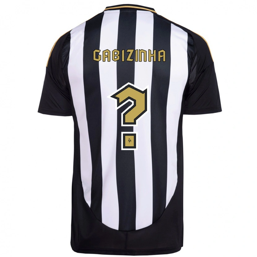 Danxen Barn Gabizinha #0 Vit Svart Hemmatröja Matchtröjor 2025/26 Tröjor T-Tröja