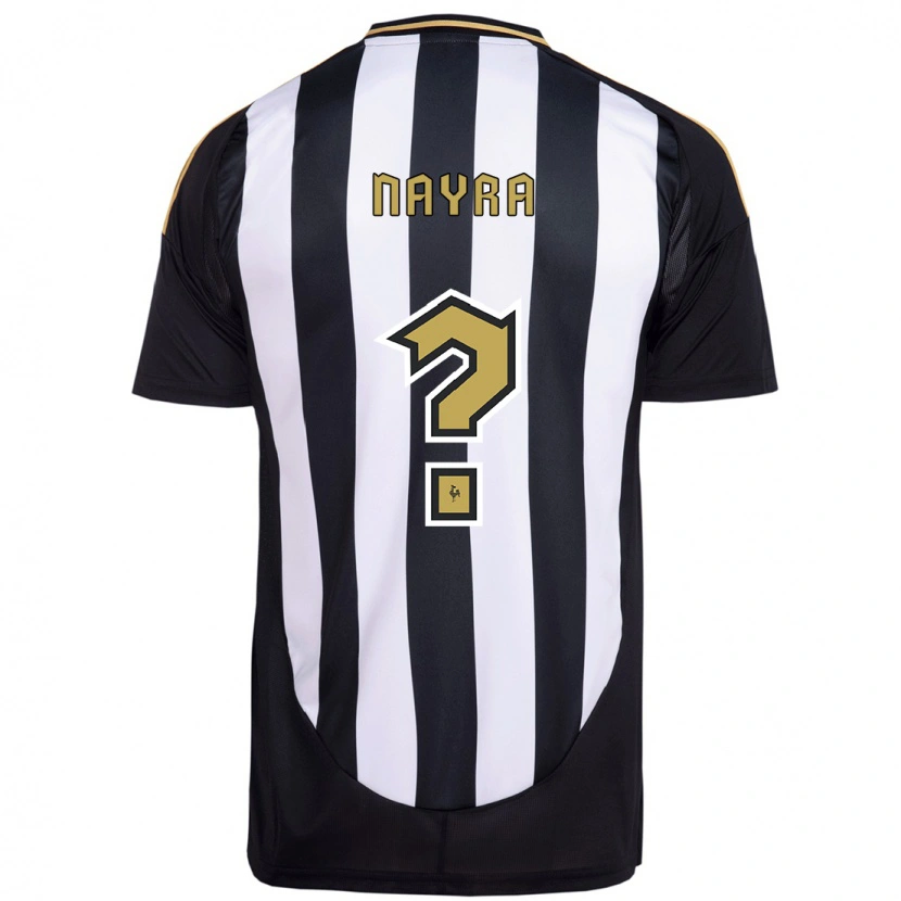Danxen Barn Nayra #0 Vit Svart Hemmatröja Matchtröjor 2025/26 Tröjor T-Tröja