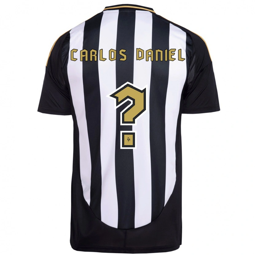 Danxen Barn Carlos Daniel #0 Vit Svart Hemmatröja Matchtröjor 2025/26 Tröjor T-Tröja
