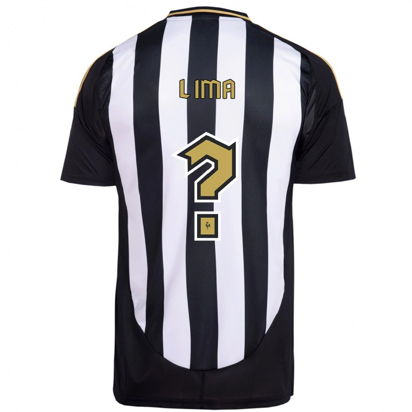 Danxen Barn Vitor Lima #0 Vit Svart Hemmatröja Matchtröjor 2025/26 Tröjor T-Tröja