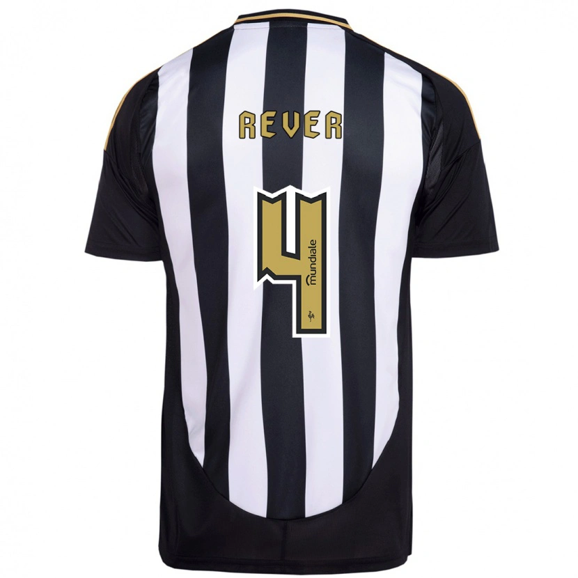Danxen Barn Rever #4 Vit Svart Hemmatröja Matchtröjor 2025/26 Tröjor T-Tröja