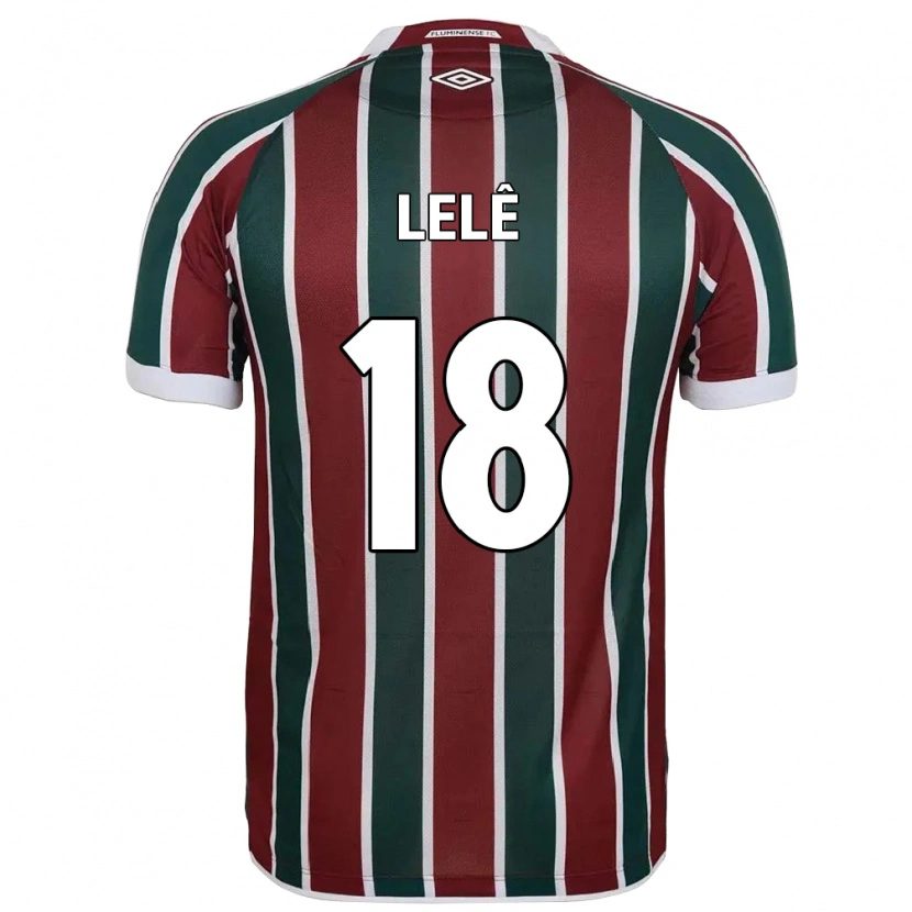 Danxen Barn Lelê #18 Grön Vinröd Vit Hemmatröja Matchtröjor 2025/26 Tröjor T-Tröja