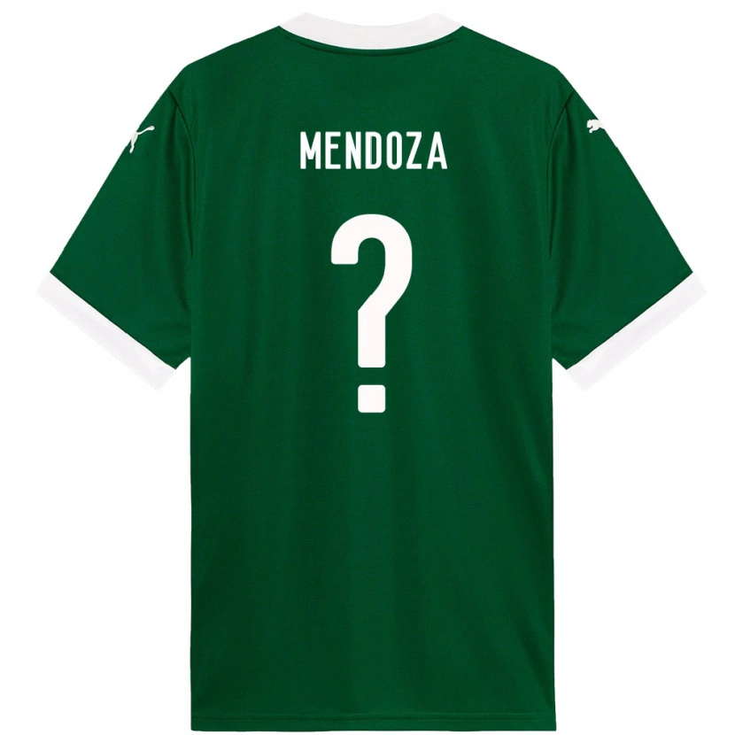 Danxen Barn Beymar Mendoza #0 Grön Vit Hemmatröja Matchtröjor 2025/26 Tröjor T-Tröja