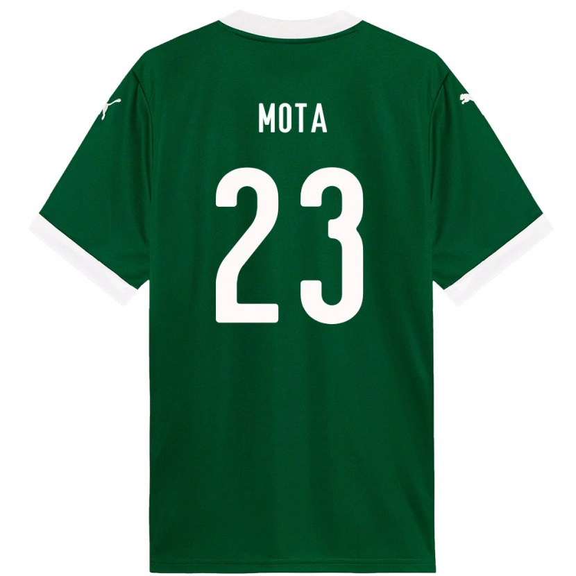 Danxen Barn Flávia Mota #23 Grön Vit Hemmatröja Matchtröjor 2025/26 Tröjor T-Tröja