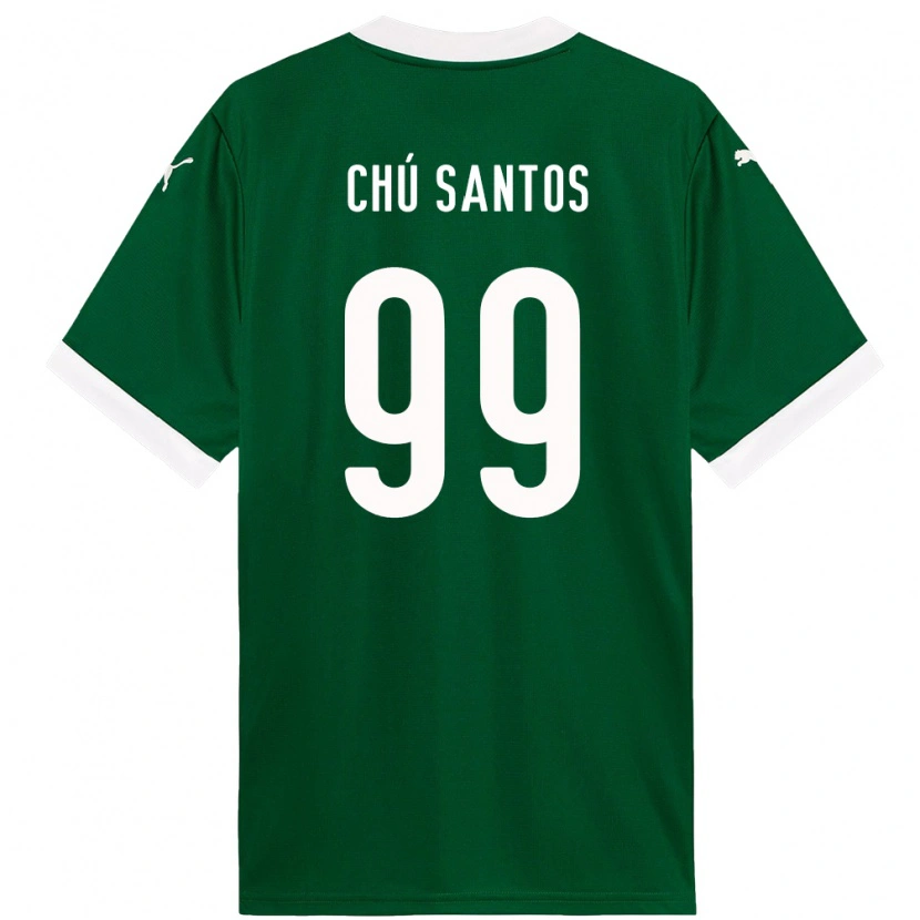 Danxen Barn Chú Santos #99 Grön Vit Hemmatröja Matchtröjor 2025/26 Tröjor T-Tröja