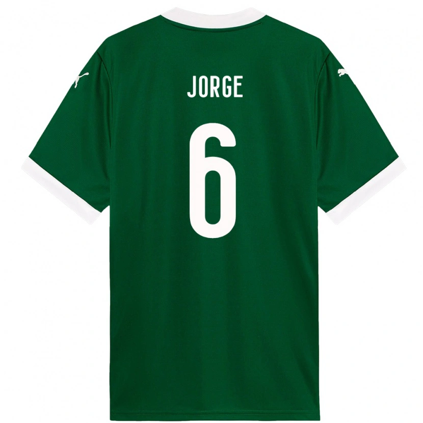 Danxen Barn Jorge #6 Grön Vit Hemmatröja Matchtröjor 2025/26 Tröjor T-Tröja