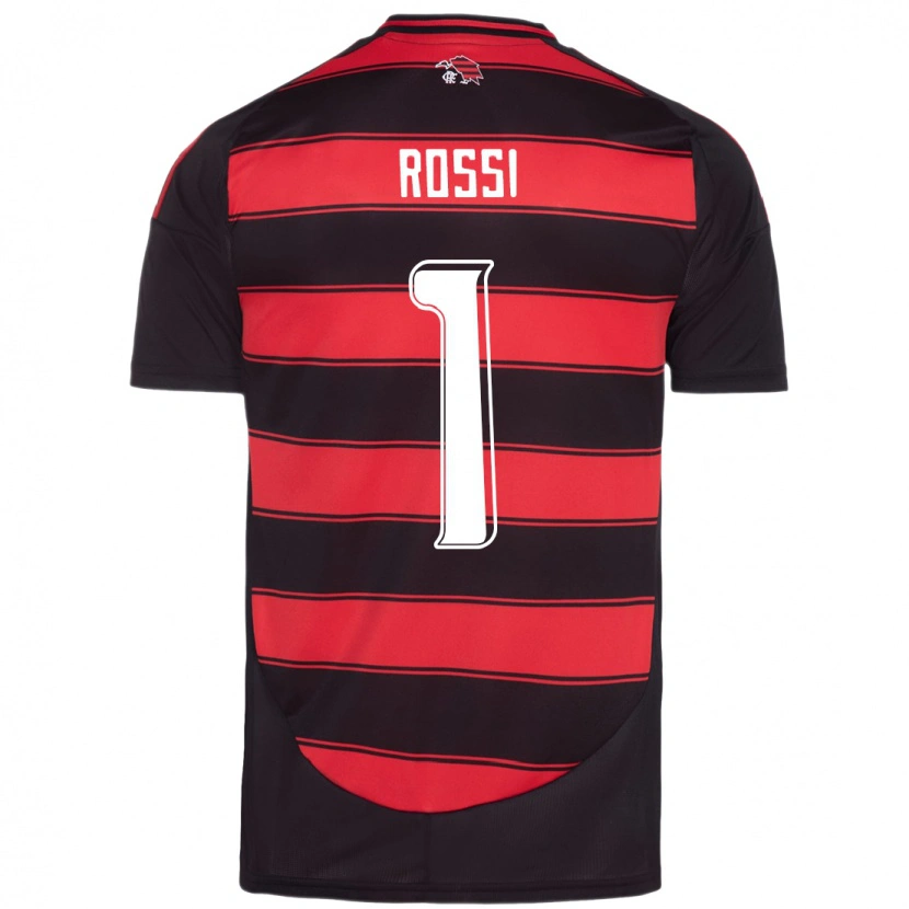 Danxen Barn Agustín Rossi #1 Röd Svart Hemmatröja Matchtröjor 2025/26 Tröjor T-Tröja