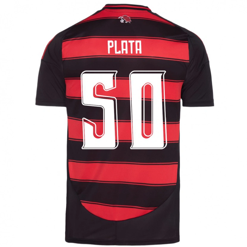 Danxen Barn Gonzalo Plata #50 Röd Svart Hemmatröja Matchtröjor 2025/26 Tröjor T-Tröja