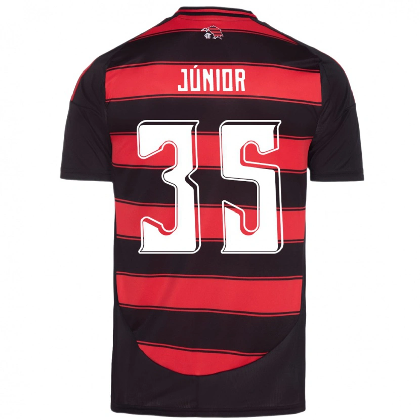 Danxen Barn Kaylaine Júnior #35 Röd Svart Hemmatröja Matchtröjor 2025/26 Tröjor T-Tröja
