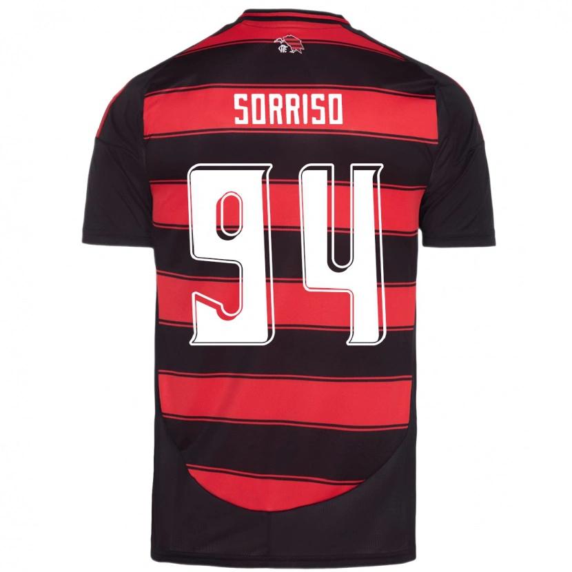 Danxen Barn Sorriso #94 Röd Svart Hemmatröja Matchtröjor 2025/26 Tröjor T-Tröja