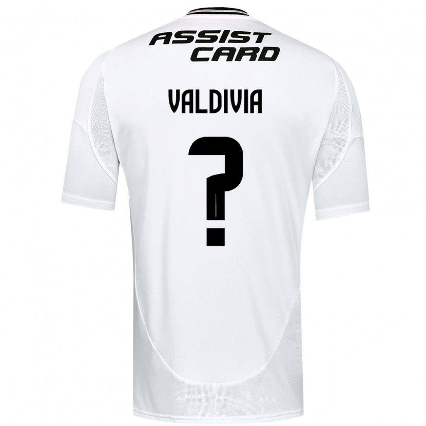 Danxen Barn Felipe Valdivia #0 Svart Vit Hemmatröja Matchtröjor 2025/26 Tröjor T-Tröja