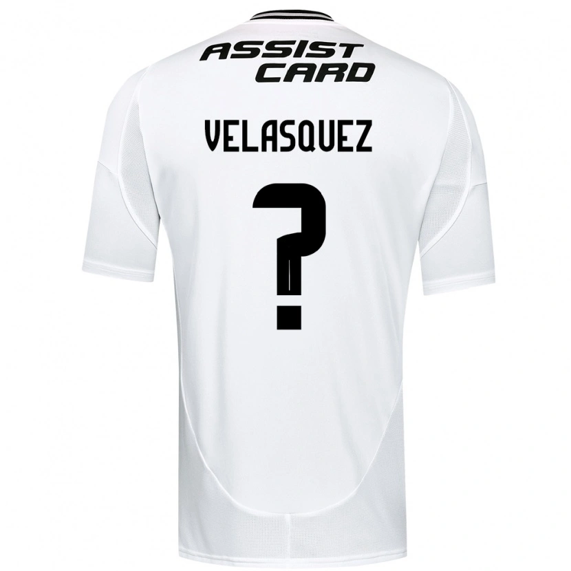 Danxen Barn Milovan Velásquez #0 Svart Vit Gul Hemmatröja Matchtröjor 2025/26 Tröjor T-Tröja