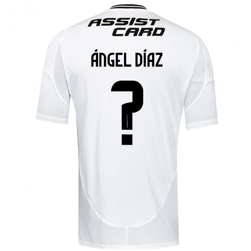 Danxen Barn Ángel Díaz #0 Svart Vit Gul Hemmatröja Matchtröjor 2025/26 Tröjor T-Tröja
