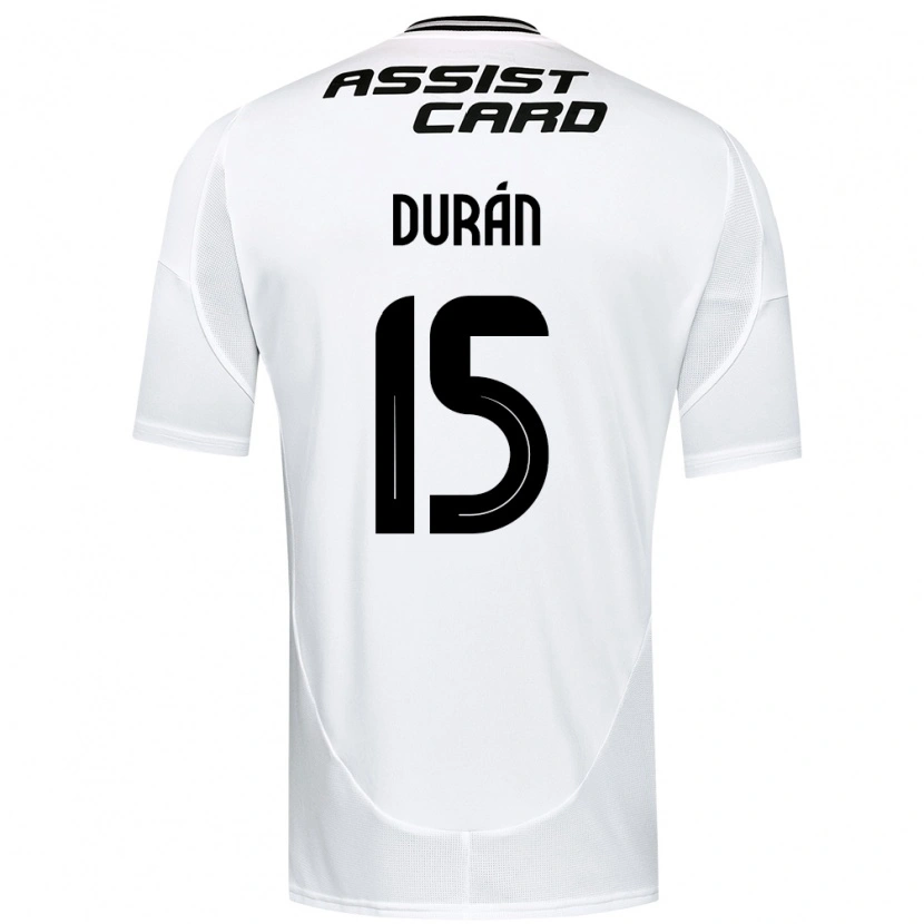 Danxen Barn José Durán #15 Svart Vit Gul Hemmatröja Matchtröjor 2025/26 Tröjor T-Tröja