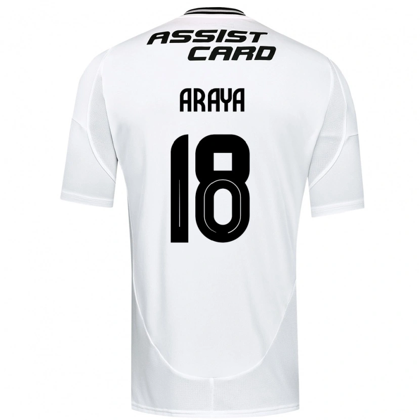 Danxen Barn Benjamín Araya #18 Svart Vit Gul Hemmatröja Matchtröjor 2025/26 Tröjor T-Tröja