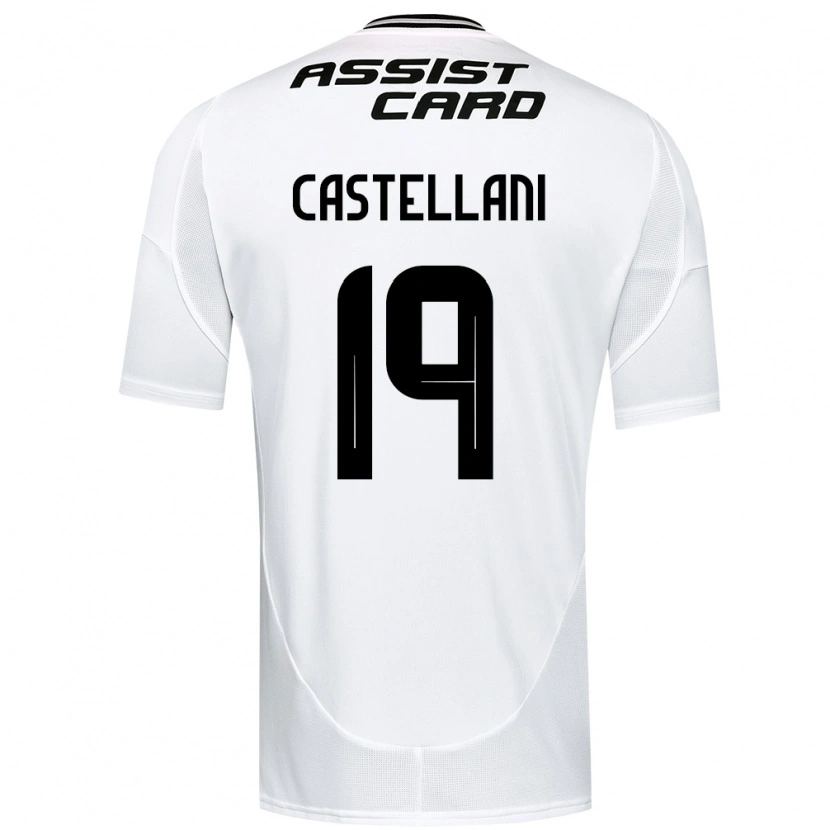 Danxen Barn Gonzalo Castellani #19 Svart Vit Gul Hemmatröja Matchtröjor 2025/26 Tröjor T-Tröja