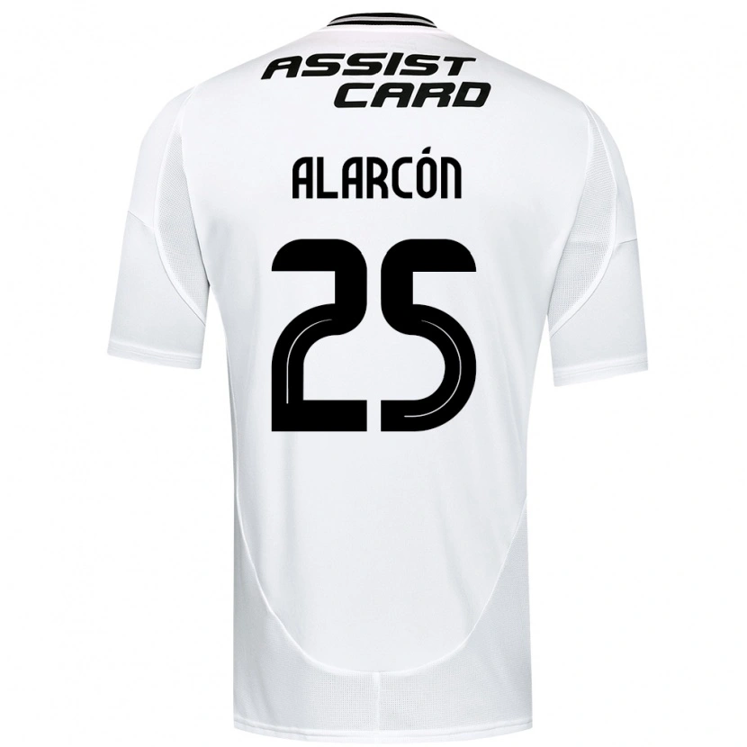 Danxen Barn Tomás Alarcón #25 Svart Vit Gul Hemmatröja Matchtröjor 2025/26 Tröjor T-Tröja